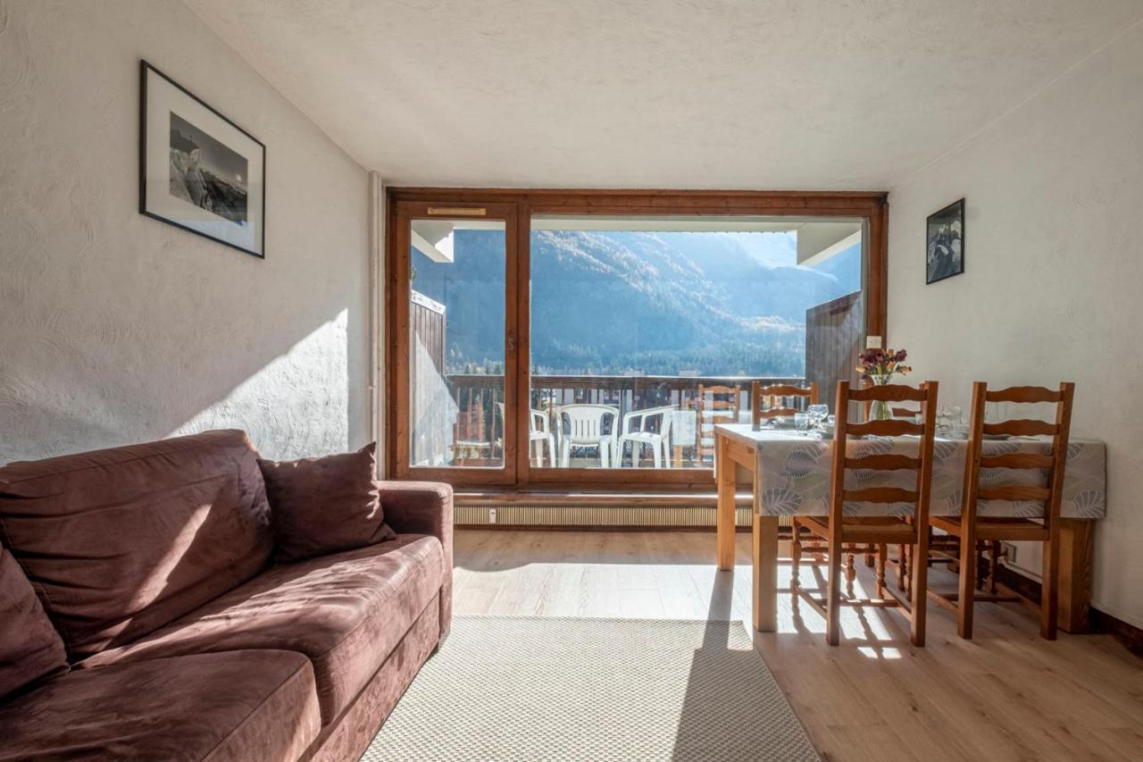Nice Studio With Balcony In Chamonix Exteriör bild