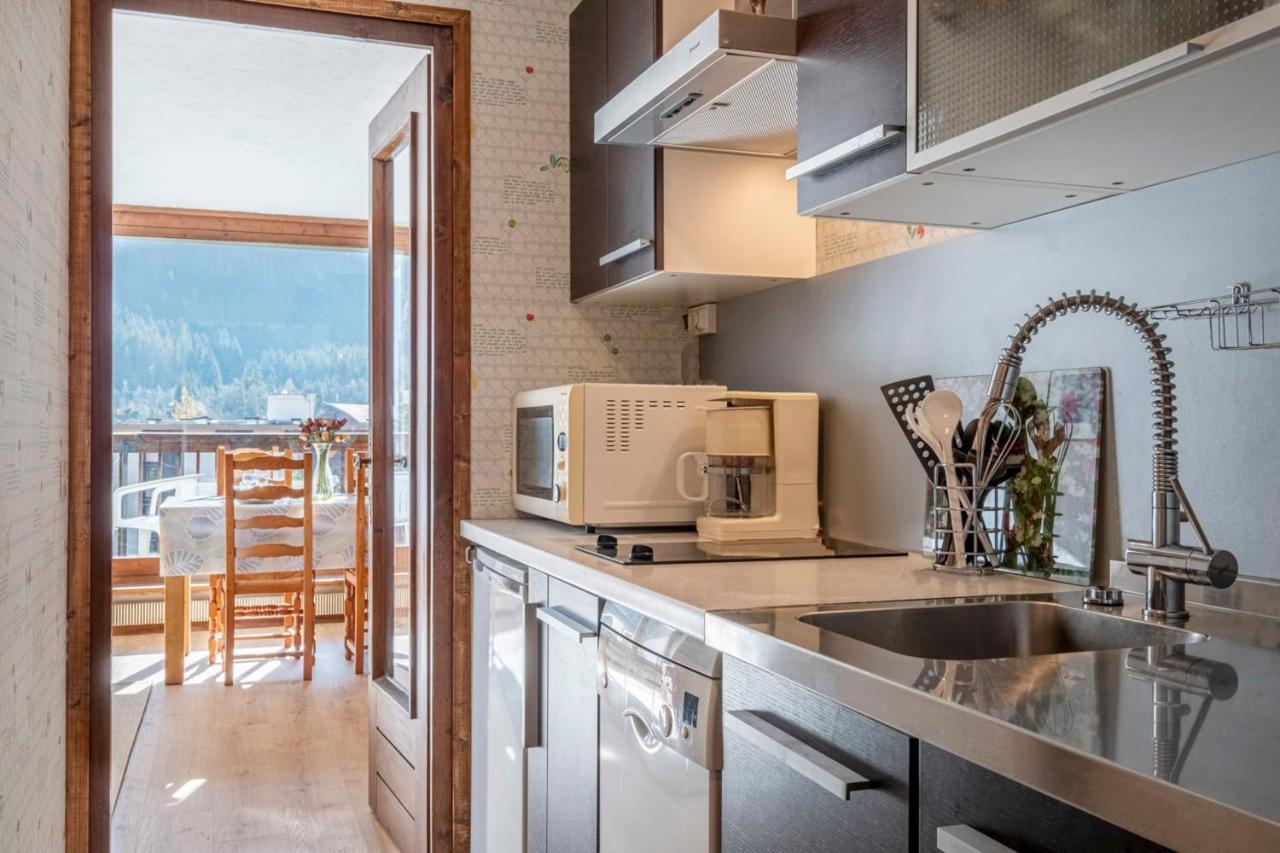 Nice Studio With Balcony In Chamonix Exteriör bild